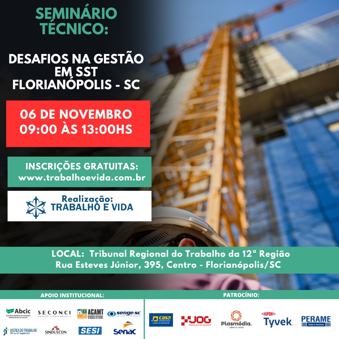 Seminário Técnico: Desafios na gestão em SST